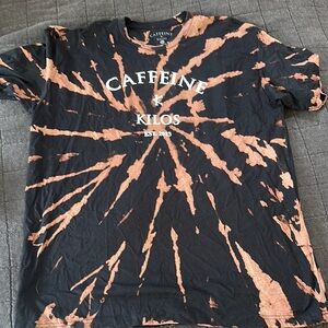 Caffeine and Kilos Tie-Dye T-Shirt